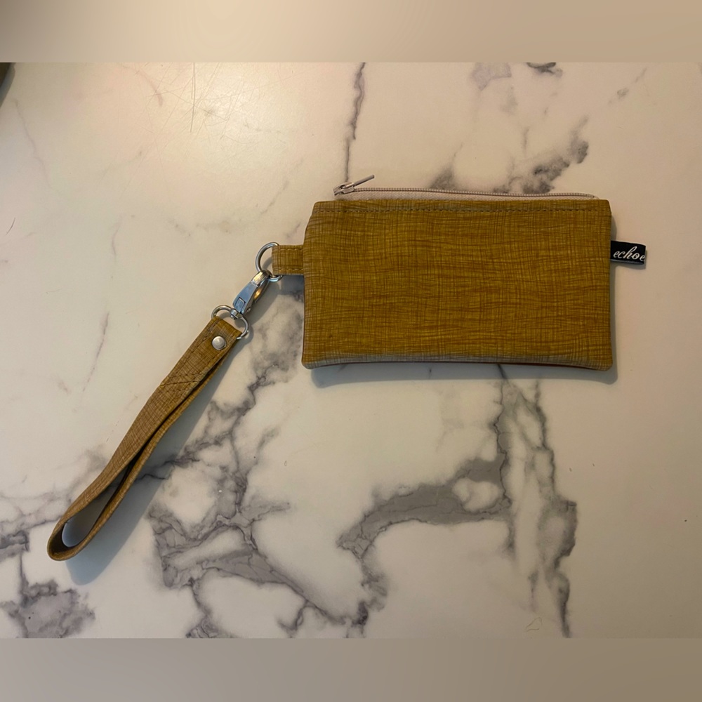 Canadian handmade, artisan vegan wristlet